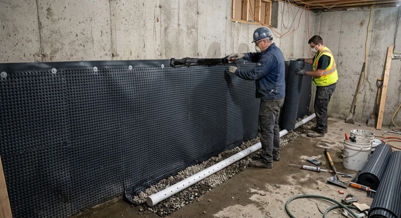 Basement Seepage Repair in Greenville, SC