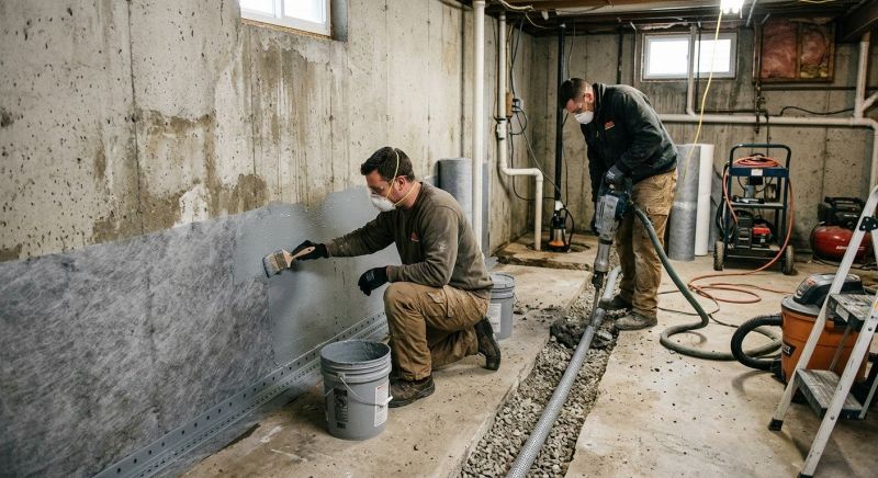 Basement Seepage Repair in Sarasota, FL