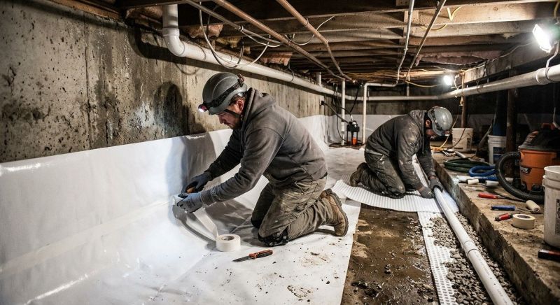 Cellar Waterproofing in Greenville, SC
